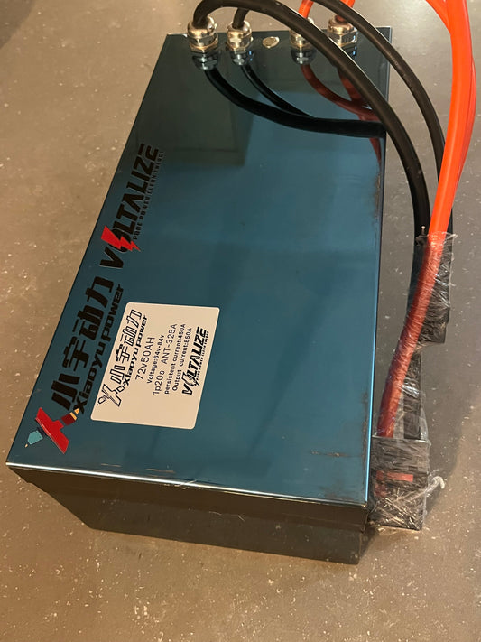 72v 50ah BMS325a 850a Peak Lithium Ion Battery for E-Moto & E-Bike