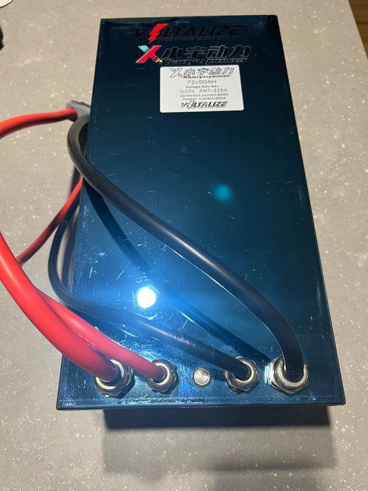 72v 50ah BMS325a 850a Peak Lithium Ion Battery for E-Moto & E-Bike